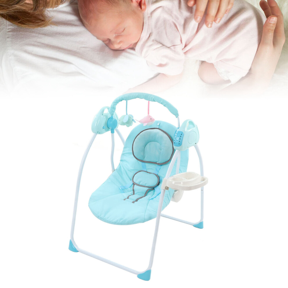 Electric Baby Swing Chair 52x70x85cm, Bluetooth, 12 Music, 5 Speed