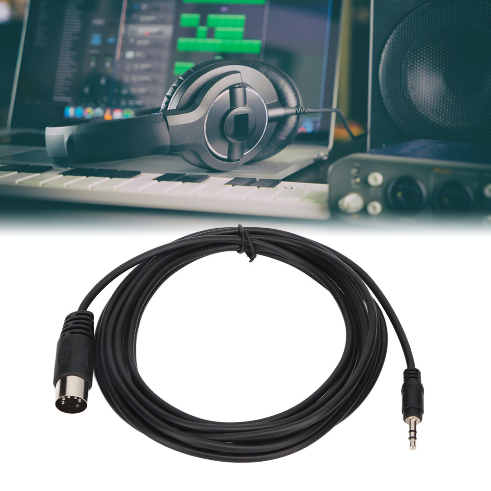 Din 5 Pin To 3.5Mm Audio Cable, Tangle-Free, 9.8Ft 8701339241981