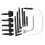 Carbon Steel ATF Gearbox Refill Tool Set with 13 Adapters 15