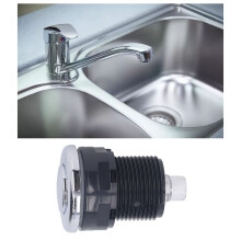 Stainless Steel Air Switch 125-250V 34mm Button for Bathtub & Disposer