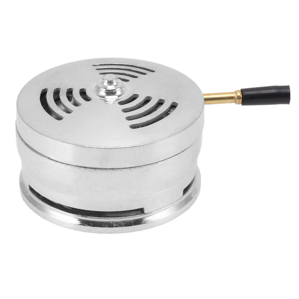 Silver Easy Clean Hookah Charcoal Bowl Holder - Retains Original Tobacco Flavor