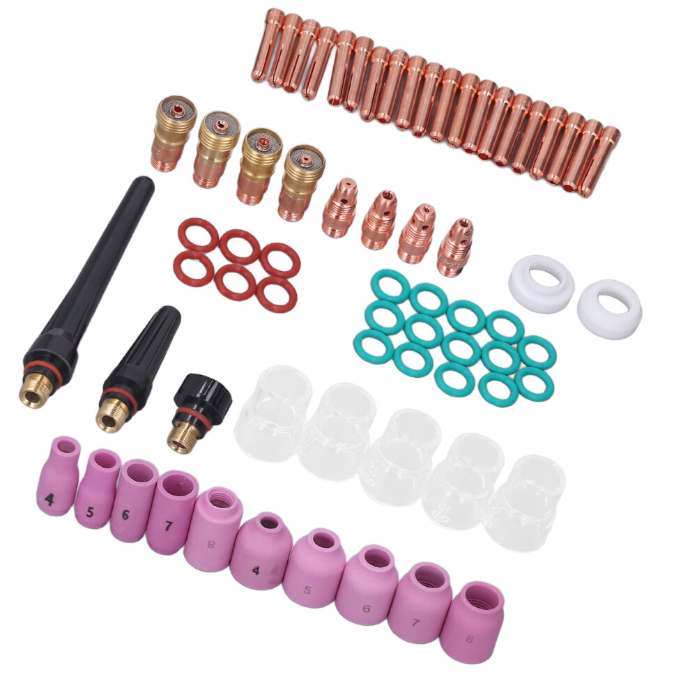 68Pcs Tig Welding Accessory Set For Wp17 18 26 Copper Ptfe 5091339246783