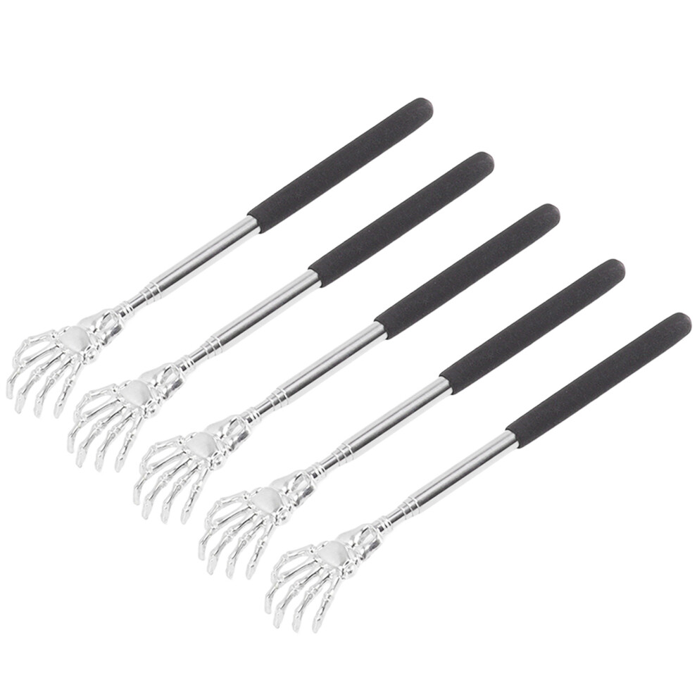Telescopic 5Pcs Back Massager Scratcher - Lightweight Retractable Stick