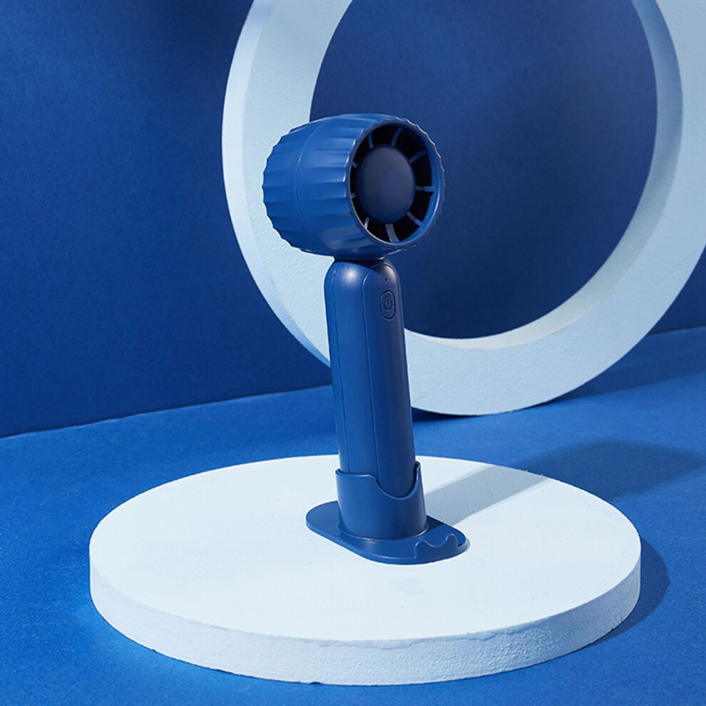 Blue Silent Mini Usb Eyelash Fan Dryer Portable Handheld Extension Glue Dryer