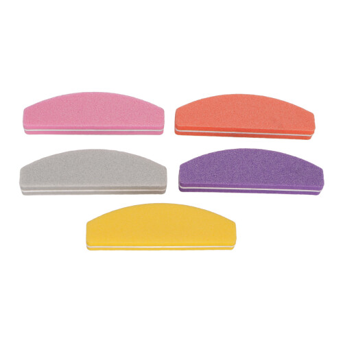 5Pcs Double-Sided Nail Buffer Block Set, Washable Sanding Manicure Tool 1