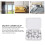 16 Stück Duvet-Bezug-Clips Pilzform Weiß 4