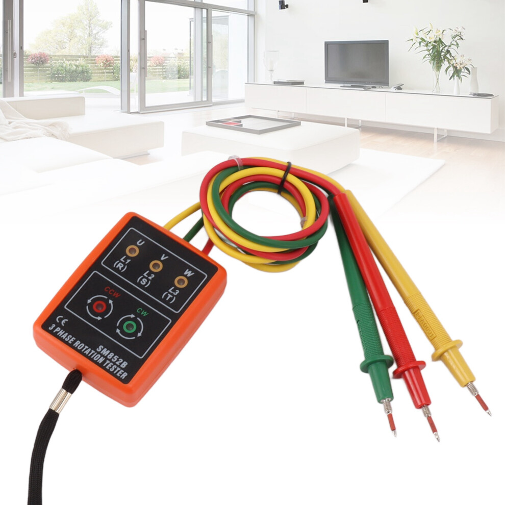 60V-600V Ac Three Phase Sequence Meter With Led Indicator 8.3Cm 4261339252973