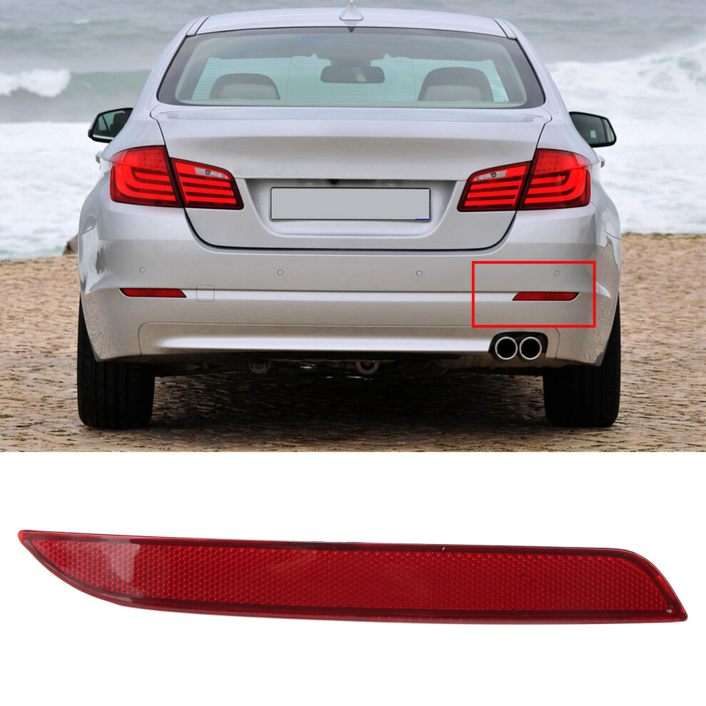 Warning Reflector For F10 5 Series 2010Â2016 Easy Install Red 8771339257886