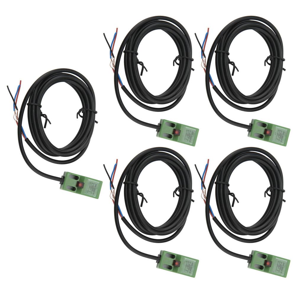 5Pcs Ip65 High Frequency Inductive Proximity Switch Sn04 N, 4Mm Detection 4671339258262