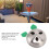 Stainless Steel Hookah Charcoal Holder with Silicone Handle, Multi Holes 7