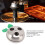 Stainless Steel Hookah Charcoal Holder with Silicone Handle, Multi Holes 4