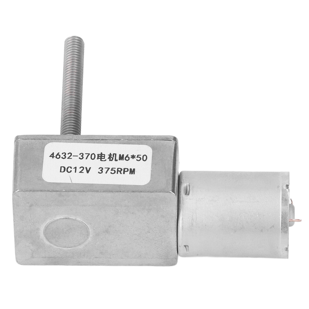 375Rpm Dc Worm Gear Motor 12V Brass CoiledéÅGear M6x50mm 8381339266070