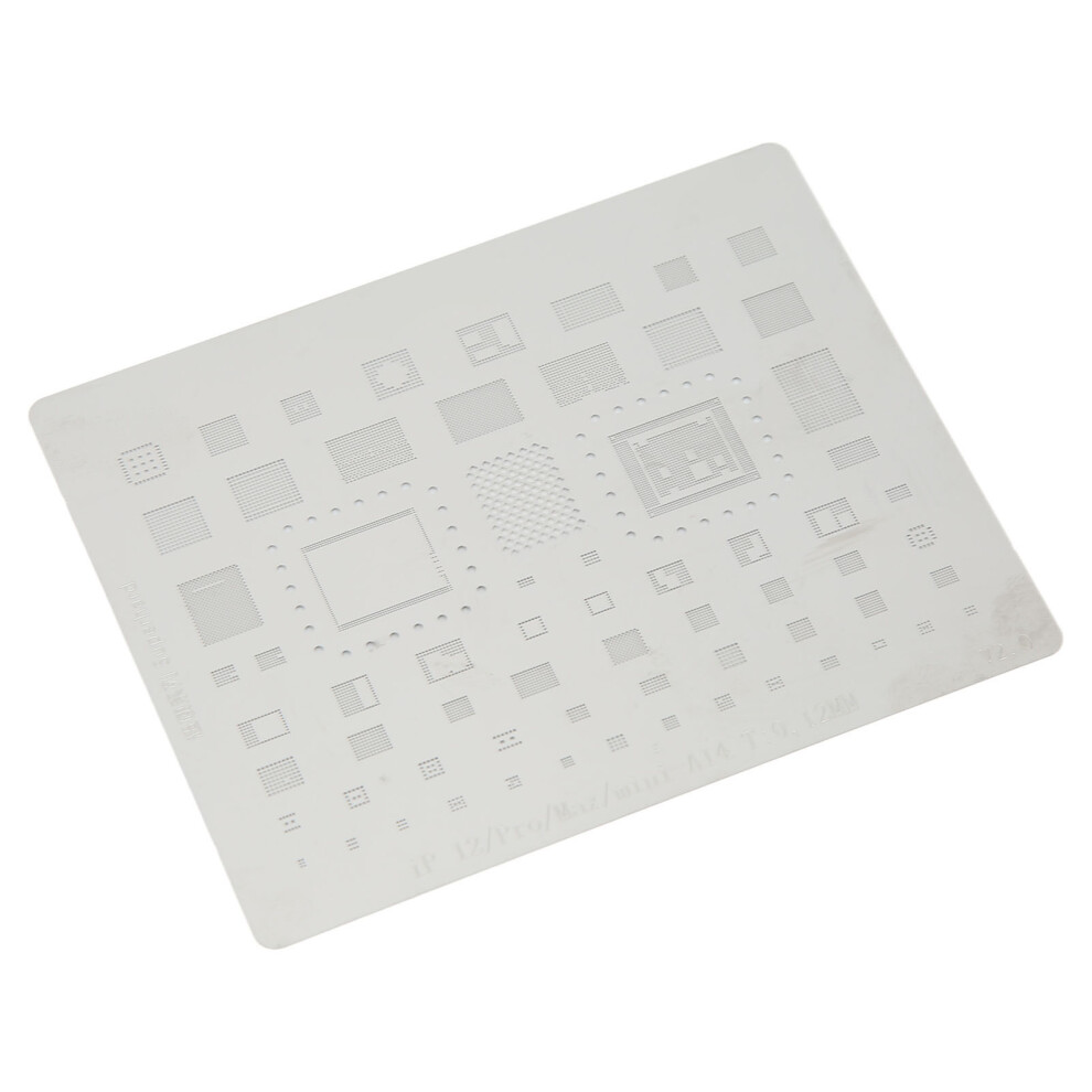 Bga Reballing Stencil For A14 Cpu, Stainless Steel, 0.12Mm Spacing 7901339266484