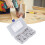 80PCS Stainless Steel Hex Nuts Kit 8 Sizes Nylon Insert Lock Nuts 14