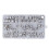 80PCS Stainless Steel Hex Nuts Kit 8 Sizes Nylon Insert Lock Nuts 1