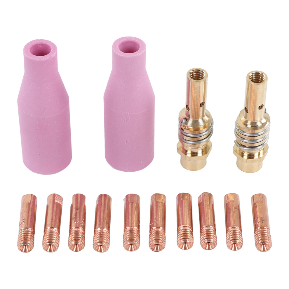 14Pcs Mig Welding Gun Accessories Kit For 15Ak Plasma Torch Copper Ceramic 9351339269042