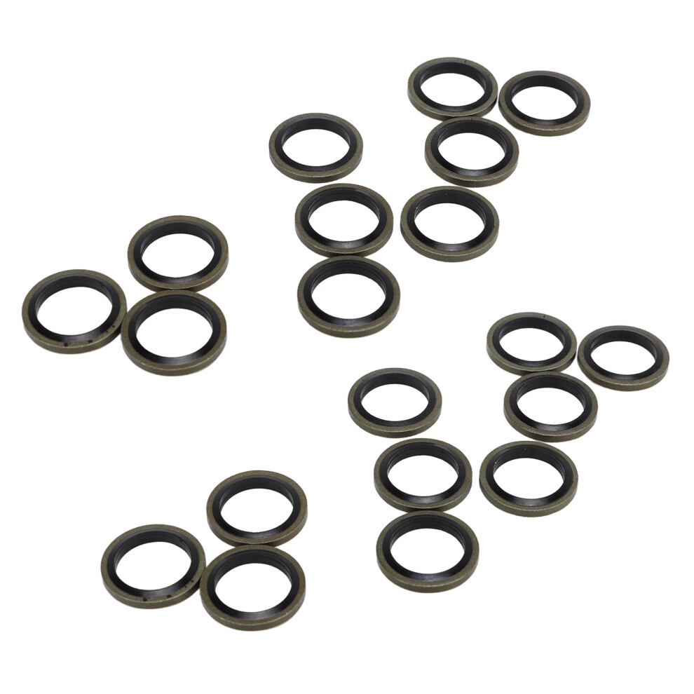 20Pcs 14Mm Metal Alloy Rubber Fuel Sealing Gasket For Dodge Ram 5.9L/6.7L 4931339269690
