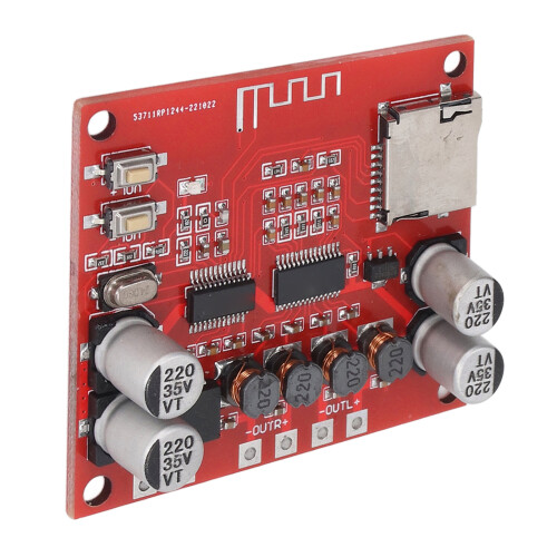 2 Channel Bluetooth Power Amplifier Board 12-24V 30W Compact 2