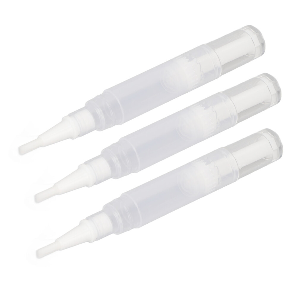 3 Pack Empty Twist Pens 4.5ml for Nail Oil Lip Gloss Applicator