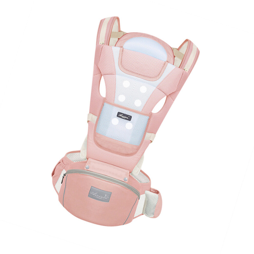 Multifunctional Breathable Baby Carrier with Hip Seat and Waist Stool for 0-36 Months