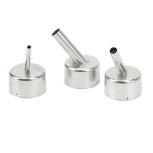 3PCS Stainless Steel Heat Gun Nozzle High Temp Rustproof Tips for Maintenance