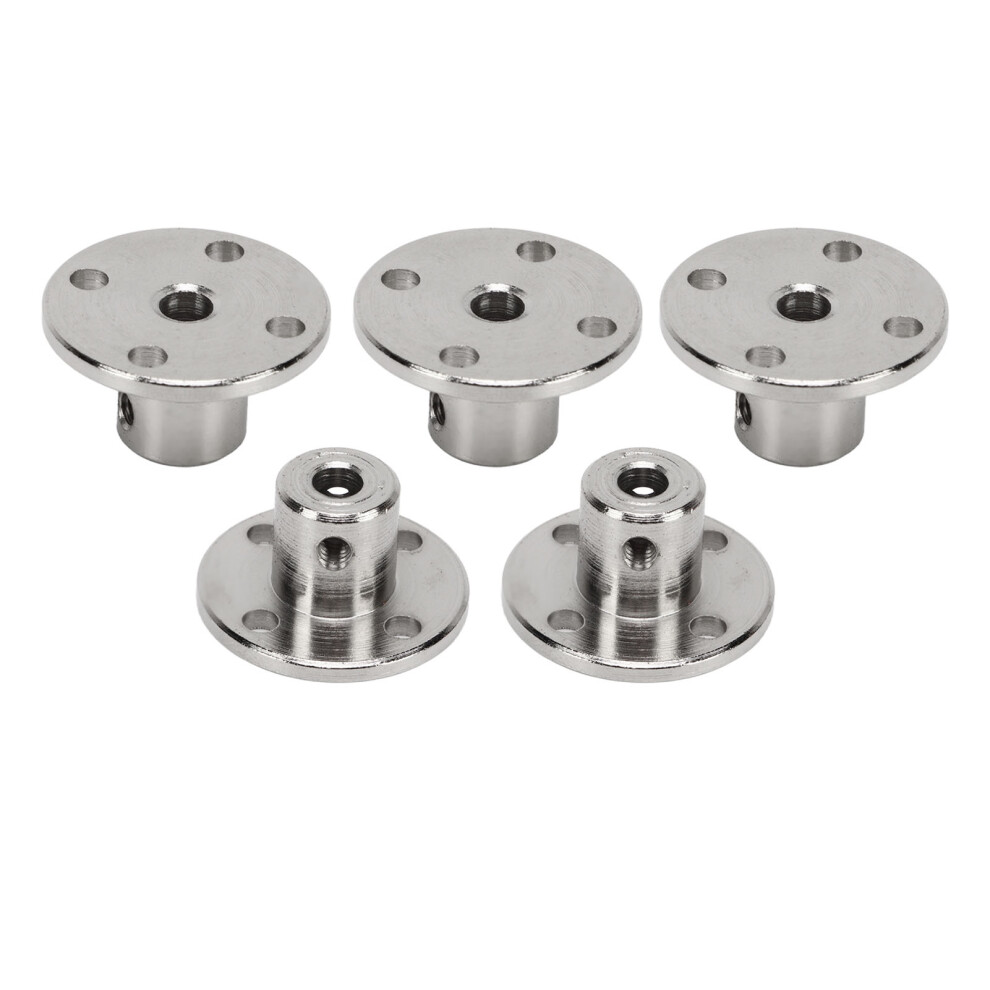 5Pcs Steel Flange Coupling Connectors, 4Mm Inner Diameter 8421339278847