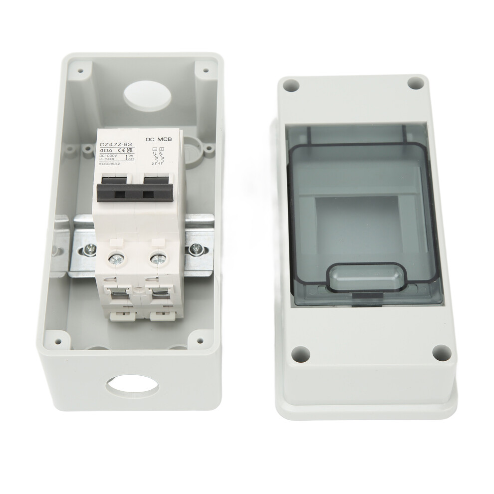 Ip65 Waterproof 2P 1000Vdc Circuit Breaker With Transparent Cover 9421339278860