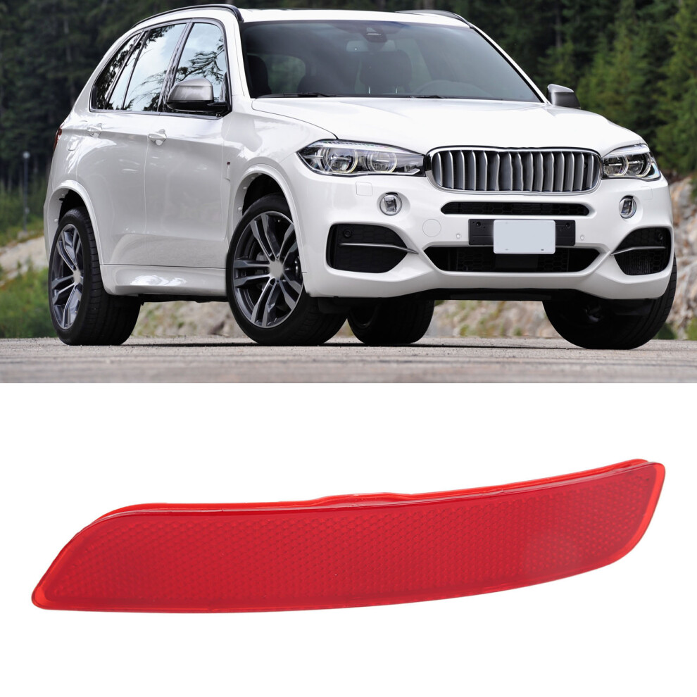 Rear Bumper Reflector Abs Fit For X5 Diesel Suv 40 D 2013-2016 Red 8191339280590