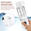 Portable Blender 380ml, Rechargeable 2000mAh, USB Mini Mixer 4