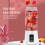 Portable Blender 380ml, Rechargeable 2000mAh, USB Mini Mixer 13