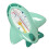 Multifunctional Baby Bath Thermometer Airplane Shape 11cm Green 1
