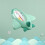 Multifunctional Baby Bath Thermometer Airplane Shape 11cm Green 14