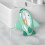 Multifunctional Baby Bath Thermometer Airplane Shape 11cm Green 4
