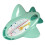 Multifunctional Baby Bath Thermometer Airplane Shape 11cm Green 9