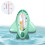 Multifunctional Baby Bath Thermometer Airplane Shape 11cm Green 8