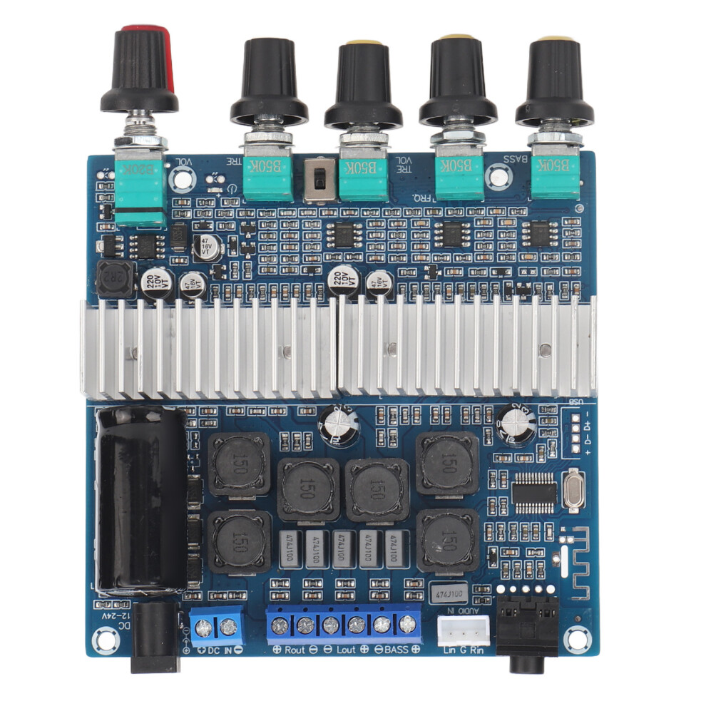 2.1 Subwoofer Amplifier Board 50W Hifi Bass Treble Control 101X100x30mm 4371339292531