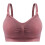 4PCS Black Wireless Nursing Bras XL Soft Breathable U Back 13