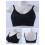 4PCS Nursing Bra Black U-Back Soft Wireless Seamless M 3