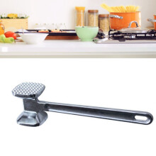 Aluminium Alloy Meat Tenderizer Mallet 24x6.5cm Silver Ergonomic