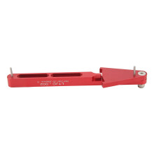 Aluminum Alloy Bike Chain Wear Indicator Gauge Red, Lightweight 34g
