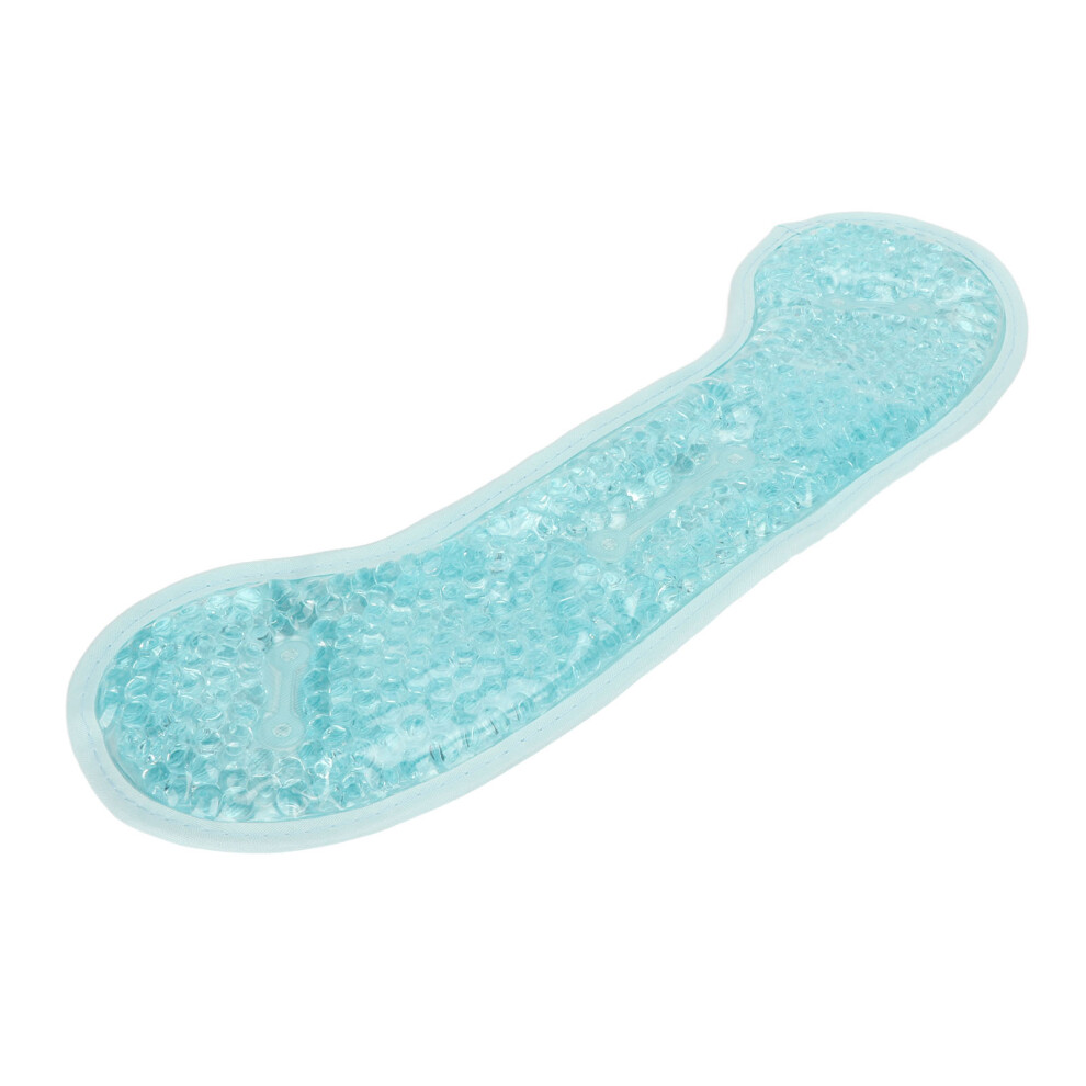 Blue Gel Bead Ice Pack Headband For Pain Relief & Soothing Nerves
