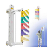 (White) Children Vertical Jump Measuring Device For Kids, Kids Training Tool, High Jump Touching, Practice Jumping Skills