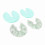 Comfortable Green Gel Breast Pads: Reusable Hot/Cold Compress 1 Pair 12