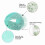 Comfortable Green Gel Breast Pads: Reusable Hot/Cold Compress 1 Pair 9