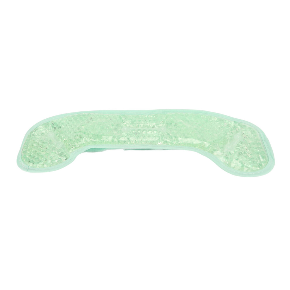 Migraine Relief Gel Ice Pack for Head Hot or Cold Compress Green 10 x 8.5 in