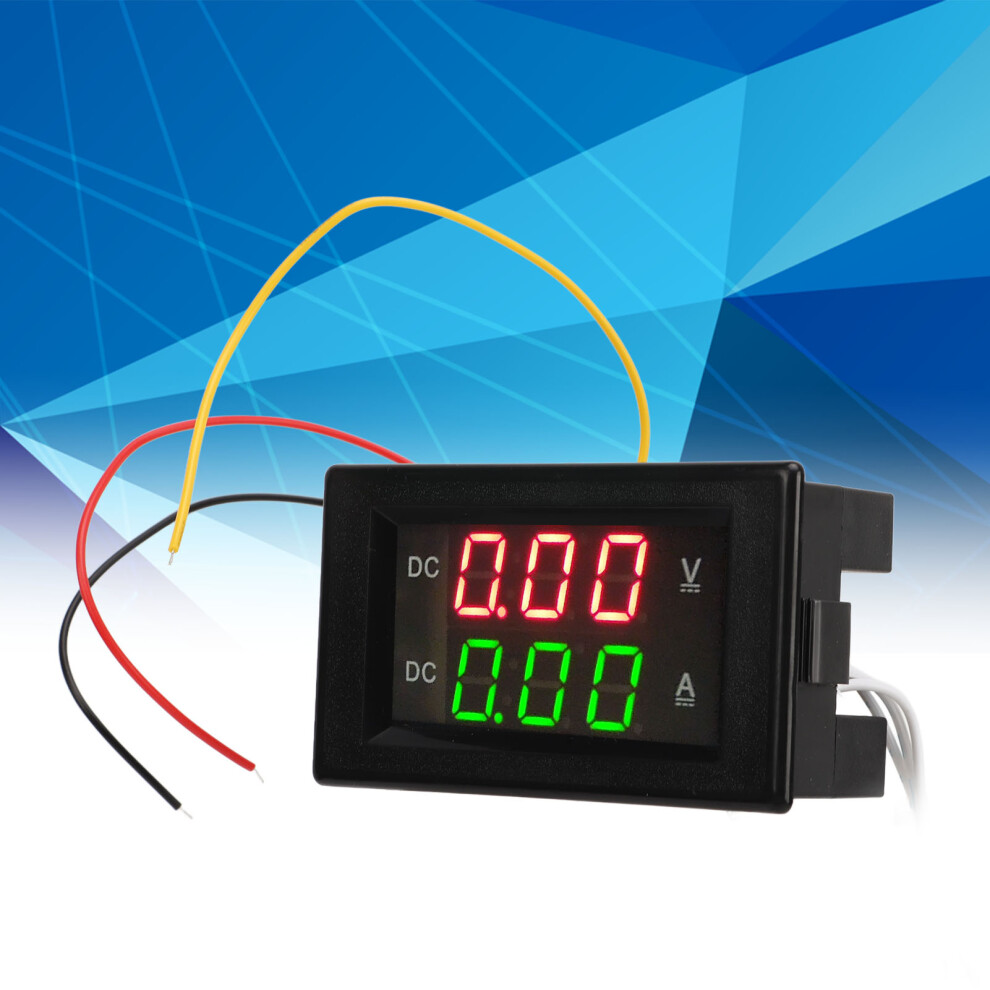 Car Motorcycle 600V 20A Volt Amp Meter With Dual Digital Led Display 7661339301775