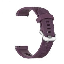 (Deep purple) For Garmin forerunner 245 645 Music Silicone Replacement Watch Wrist Strap Band