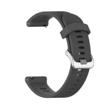 (Dark gray) For Garmin forerunner 245 645 Music Silicone Replacement Watch Wrist Strap Band