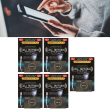 5 Signal Sticker für Handys, Aufzüge, Autos, Schiffe Schwarz