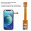 Dual SIM Extension Adapter with Soft 8.4cm Flat FPC Cable for Smartphones 3